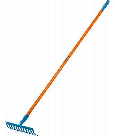 Грабли: Садовые грабли GRINDA PROLine PR-12S FIBER 310 х 80 х 1500 мм, 12 прямых зубцов, углеродистая сталь, фибергласовый черенок [39652] фотографии