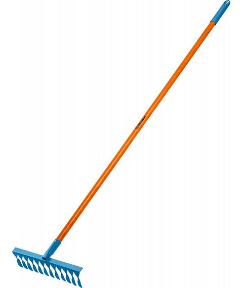 Грабли: Садовые грабли GRINDA PROLine PR-12T FIBER 380 х 100 х 1530 мм, 12 витых зубцов, углеродистая сталь, фибергласовый черенок [39654] фотографии