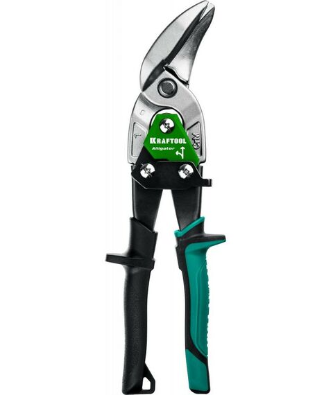 Ножницы по металлу: Усиленные ножницы по металлу с выносом KRAFTOOL Alligator 2328-OL 250 мм, левые фотографии