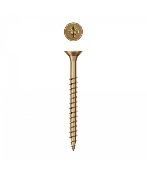 Саморезы: Универсальный саморез СУ-Ж Зубр 90 x 5.0 мм желтый цинк, 11.06 кг [4-300390-50-090] фотографии