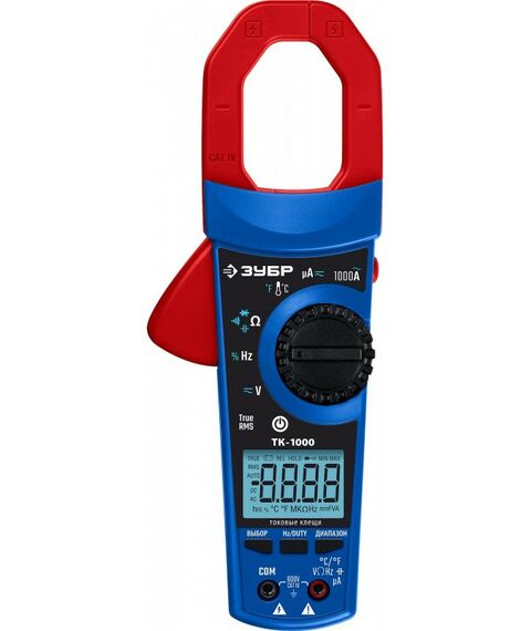 Измерительные клещи: Цифровые токовые клещи Зубр ТК-1000 [59824] фотографии