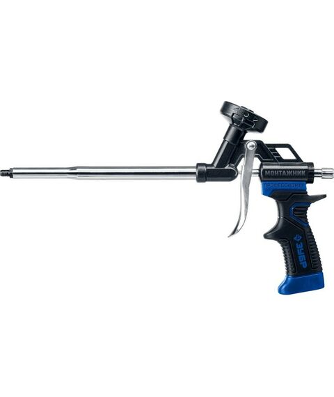 Пистолеты монтажные, тепловые, клеящие, пескоструйные: Тефлоновый пистолет для монтажной пены Зубр Монтажник [4-06875] фотографии