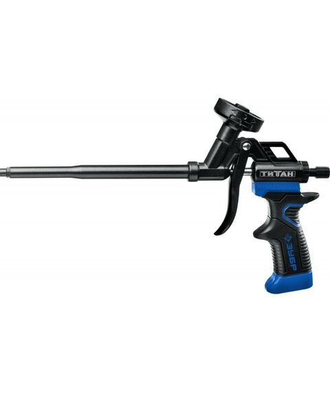Пистолеты монтажные, тепловые, клеящие, пескоструйные: Тефлоновый пистолет для монтажной пены Зубр Титан 06866 фотографии