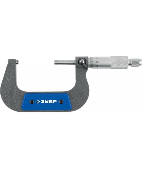Микрометры: Гладкий механический микрометр Зубр Профессионал МК 75 50 - 75 мм [34480-75] фотографии