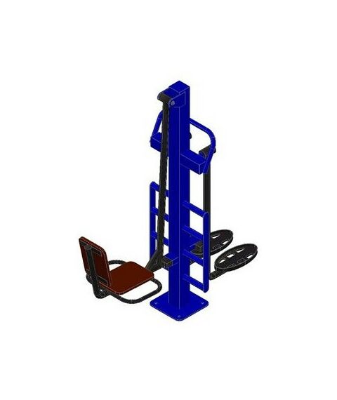 Уличный тренажер жим ногами, разведение ногAVU059 фотографии