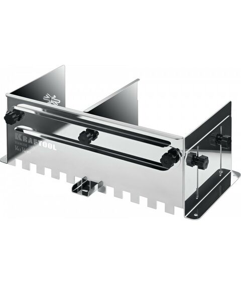 Раздвижная гребенка для плитки KRAFTOOL BUNKER зуб 14*14 мм до 600 мм, нерж. сталь [0808-14] фотографии