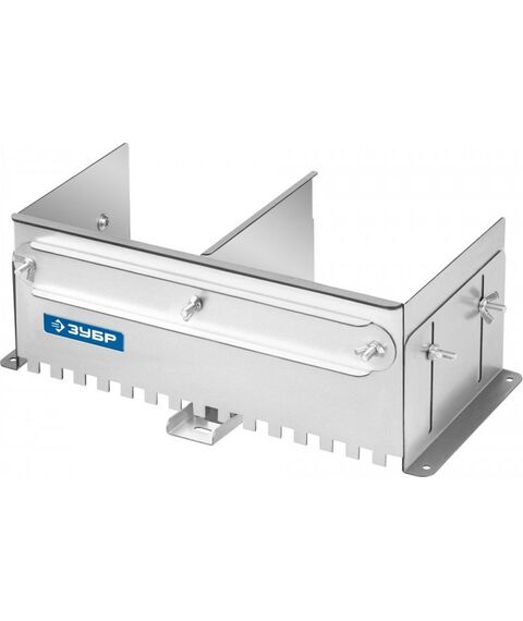 Раздвижная гребенка для плитки Зубр Профессионал зуб 10*10 мм до 600 мм, оцинкованная сталь [08045-10] фотографии