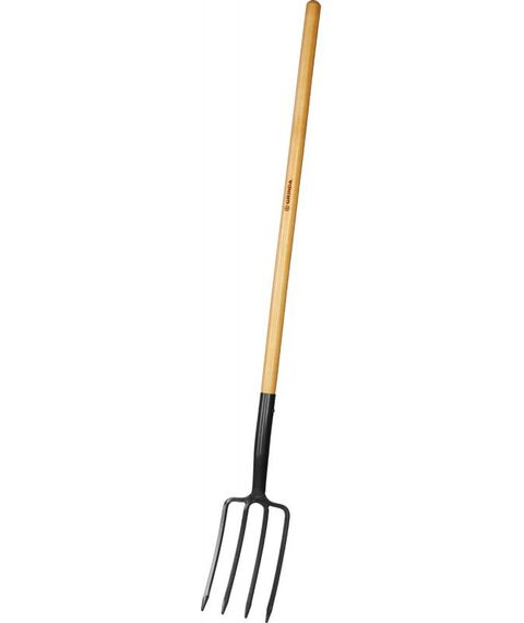 Вилы садовые GRINDA PROLine 280 x 180 x 1500 мм антикор. покрытие, деревянный черенок [39725] фотографии