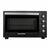 Духовка электрическая мини-печь WILLMARK WOC-805BL объем 80 л, внутренняя подсветка, таймер, конвекция, 4 линейных тэна, комплект: противень, решетка, держатель, черный фотографии