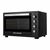 Духовка электрическая мини-печь WILLMARK WOC-805BL объем 80 л, внутренняя подсветка, таймер, конвекция, 4 линейных тэна, комплект: противень, решетка, держатель, черный фотографии