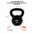 Гиря BRONZE GYM BGKBV28 в виниловой оболочке, 28 кг фотографии