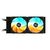 Жидкостная система охлаждения GigaByte Gaming GME 240 2 x 120mm ARGB Fan, LGA 1200, LGA 1700, LGA 1851, AM5, AM4 [GP-GIGABYTE GME 240] фотографии