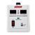 Стабилизаторы напряжения: Стабилизатор PowerMAN AVS 500D White вх.140-260 В, вых.220 В ±8%, 500ВА, 1 розетка Euro фотографии