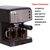Кофеварки: Кофеварка Supra CMS-1510 рожкового типа, для молотого кофе, мощность 1000 Вт, цвет: черный фотографии