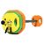 Фитнес оборудование: Штанга для аэробики PROFI-FIT 20090, обрезиненные диски (1.25 кг, 2.5 кг, 5 кг) по 2шт фотографии