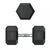 Гантели: Гантель гексагональная UNIXFIT 25 кг обрезиненная, пара фотографии