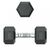 Гантели: Гантель гексагональная UNIXFIT 7,5 кг обрезиненная, пара фотографии