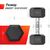 Гантели: Гантель гексагональная UNIXFIT 7,5 кг обрезиненная, пара фотографии