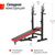 Скамьи и стойки под штангу: Скамья силовая со стойками UNIXFIT BENCH 125 фотографии