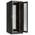 Купить Напольный шкаф TLK TFA-426080-WMWM-BK 19", 42U, двухстворчатые перфорированные двери, цельнометаллические стенки Ш600хВ2060хГ800мм, в разобранном виде, черный, изображение 3 в интернет-магазине Irkshop.ru