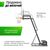 Баскетбол: Баскетбольная стойка UNIX line B-Stand-PC 54"x32" R45 H230-305 см фотографии