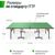 Настольный теннис: Всепогодный теннисный стол UNIX line outdoor 14 mm SMC Green фотографии