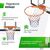 Баскетбол: Баскетбольный щит UNIX line B-Backboard-PC 50"x32" R45 фотографии