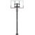 Баскетбол: Баскетбольная стойка стационарная UNIX line B-Stand-PC 54"x32" R45 H230-305 см фотографии