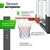 Баскетбол: Баскетбольная стойка стационарная UNIX line B-Stand-PC 72"x42" R45 H230-305 см фотографии