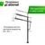 Баскетбол: Баскетбольная стойка стационарная UNIX line B-Stand-PC 72"x42" R45 H230-305 см фотографии