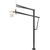 Баскетбол: Баскетбольная стойка стационарная UNIX line B-Stand-PC 72"x42" R45 H230-305 см фотографии