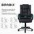 Стулья и кресла: Кресло офисное Brabix Bliss MS-004 6 массажных модулей, экокожа, черное [532522] фотографии