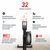 Гребной тренажер UNIX Fit Air Magnetic Rower-X Black фотографии
