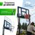 Баскетбольная стойка UNIX line B-Stand-PVC 44"x30" R45 H230-305 см фотографии