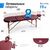Массажный стол UNIX Med Comfort 3 Section Burgundy фотографии