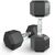 Гантели: Гантель гексагональная UNIXFIT 10 кг обрезиненная, пара фотографии