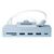 USB концентраторы (USB hub): USB-C-концентратор Satechi Aluminum USB-C Clamp Hub для 24" iMac, цвет синий [ST-UCICHB] фотографии