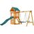 Детские спортивные комплексы: Детский игровой комплекс UNIX Kids 6 в 1 Dark Green фотографии