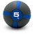 Фитнес оборудование: Медбол UNIX Fit PRO 5 кг Blue фотографии