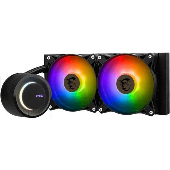 Система охлаждения MSI MAG CORELIQUID E240 2x ARGB Fan, Color Box, LGA1700 [306-7ZW5E17-C24] фотографии