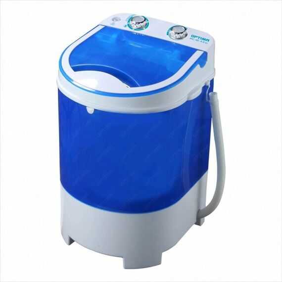 Стиральная машина OPTIMA МС-40 Активаторная, загрузка вертикальная, загрузка белья 4кг, центрифуги нет, материал крышки пластик, тип управления механический, мощность 160 Вт, потребляемая энергия 0,05 кВт*ч, расход воды 30 л фотографии