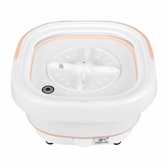 Стиральная машина OPTIMA МС-31СК объем загрузки 2.5кг, складная, компактная, воду не греет, вес 4 кг, материал бака пластик и резина, тип установки отдельно стоящая, цвет оранжевый, управление механич. фотографии