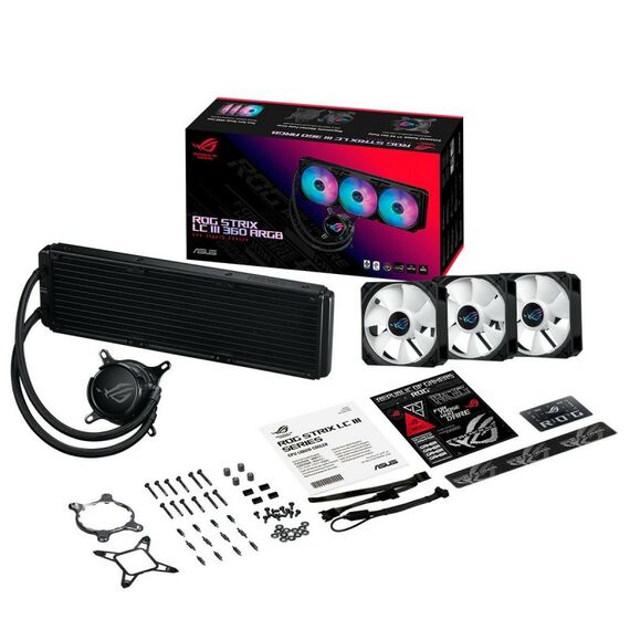Кулер Asus ROG STRIX LC III 360 ARGB AIO COOLER, ASETEK, SIGRID V2, ARGB [90RC00T1-M0UAY0] фотографии