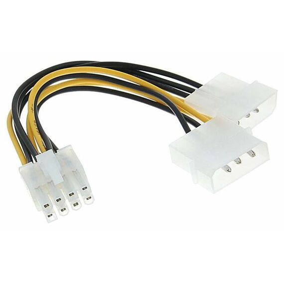 Переходник FinePower 8-pin PCI-E -> Molex x2 [1353845] фотографии
