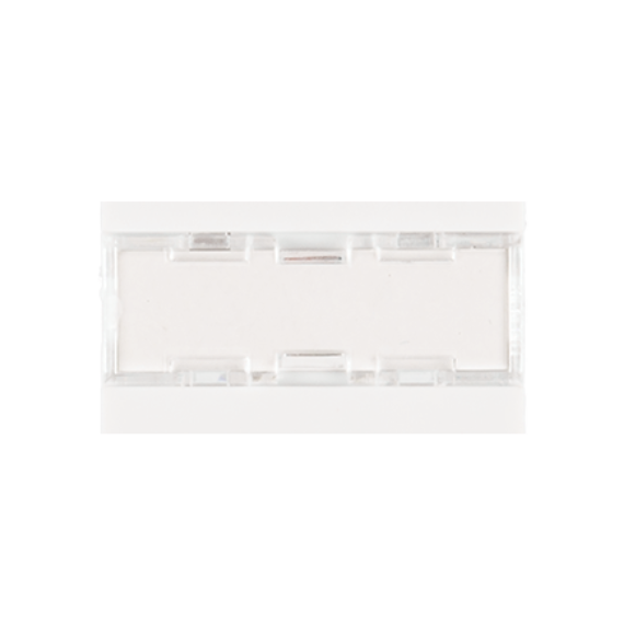 Вставка Nikomax NMC-PM1P-PF-WT французский формат Mosaic, 45x45мм, 1 порт, под модули Keystone, со шторкой, белая фотографии