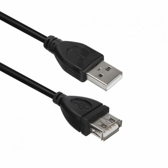 Кабель-удлинитель ACD ACD-U2AAF-20L USB 2.0, A male - A feмale, черный, 2м фотографии