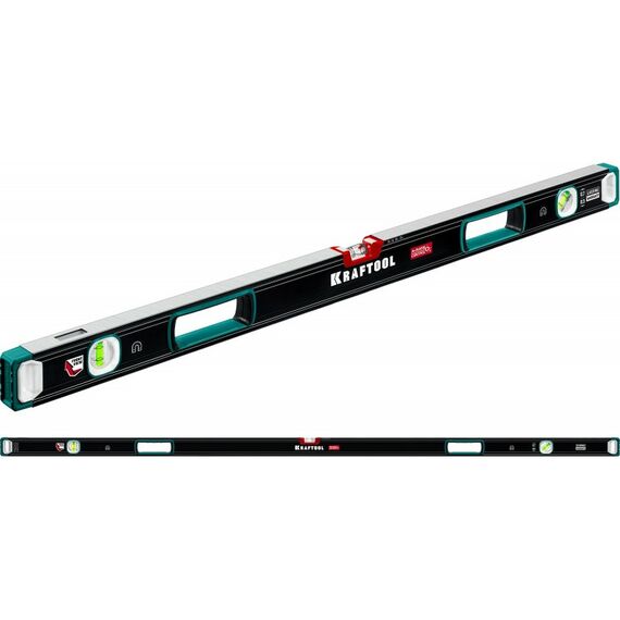 Сверхпрочный магнитный уровень KRAFTOOL A-RATE CONTROL 2000 мм точность 0.3 мм/м, с зеркальным глазком [34988-200] фотографии