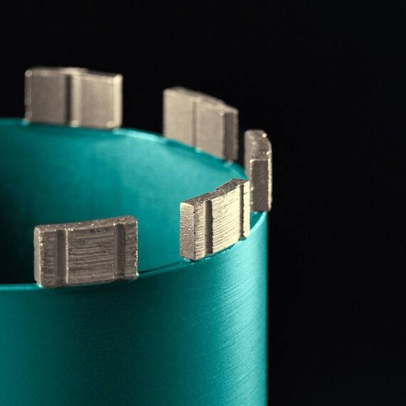 Алмазная Коронка по железобетону KRAFTOOL DIAMOND 132 мм 450 мм, 1 1/4", лазерная сварка сегментов [29825-132] фотографии