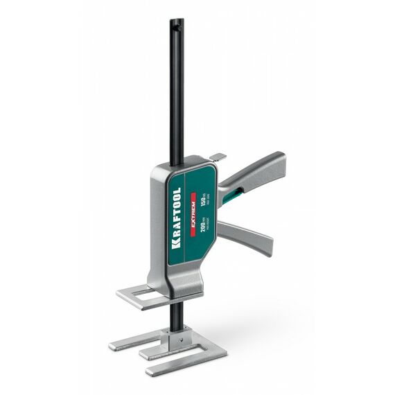 Универсальный подъемник KRAFTOOL EXTREM 150 кг 200 мм подъем, усиленный алюминиевый корпус, закаленная стальная рейка [33263] фотографии