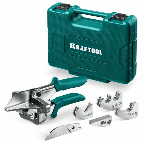 Угловые ножницы KRAFTOOL MC-12 с набором матриц для различных профилей из пластика и резины [23372-12] фотографии